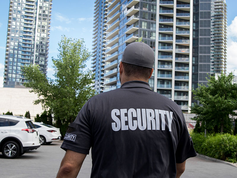 Security Guard patrolling beachside suburb - Security Courses Australia